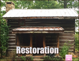 Historic Log Cabin Restoration  Clyde, Ohio